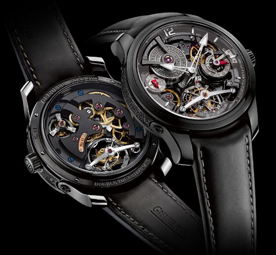 Replica Greubel Forsey Watch Double Tourbillon 30 Technique Black Titanium Men